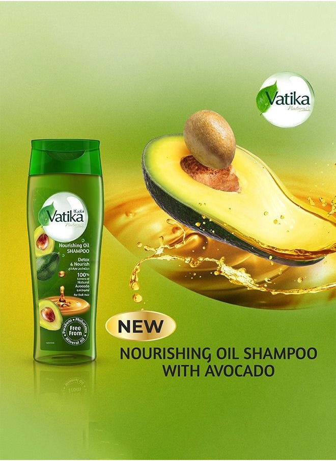 Vatika Naturals - Vatika Naturals Nourishing Oil Shampoo | Natural & Herbal | Enriched with Avocado | Revitalizes & Protects - 425 ml - Image 1