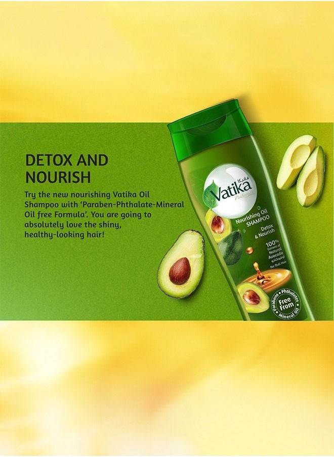 Vatika Naturals - Vatika Naturals Nourishing Oil Shampoo | Natural & Herbal | Enriched with Avocado | Revitalizes & Protects - 425 ml - Image 1