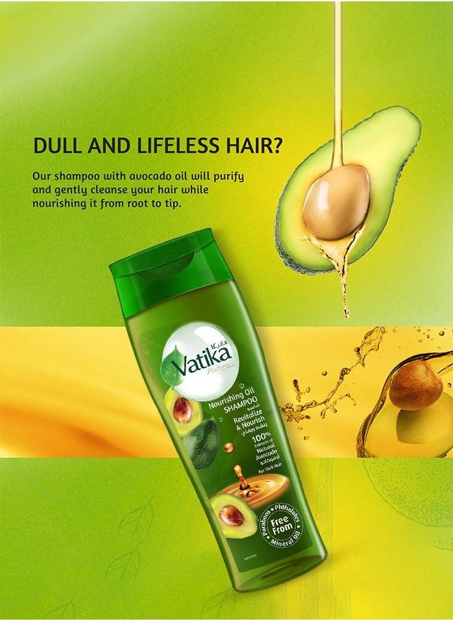 Vatika Naturals - Vatika Naturals Nourishing Oil Shampoo | Natural & Herbal | Enriched with Avocado | Revitalizes & Protects - 425 ml - Image 1