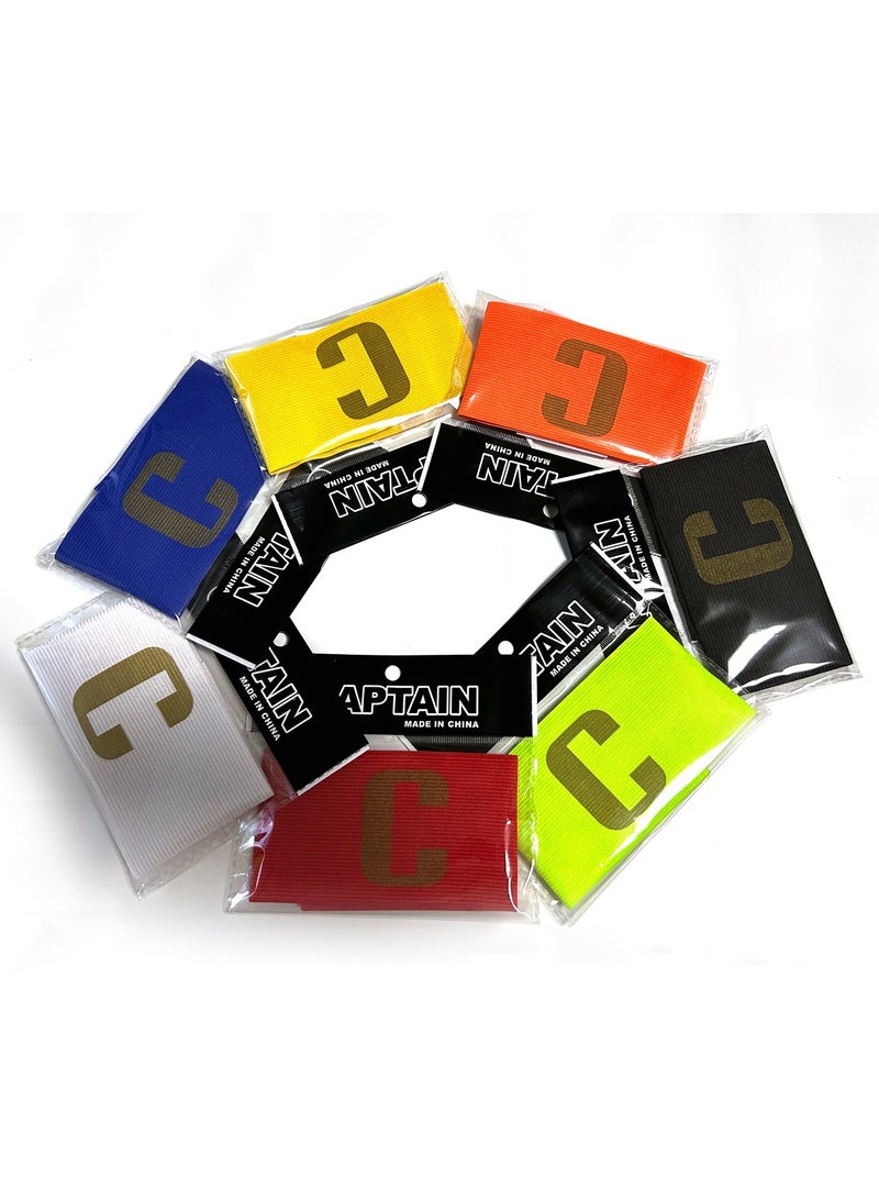 Generic 3 Pcs Adjustable Soccer Basketball Player Captain C Mark Armbands Elastic Sticker  - Image 2