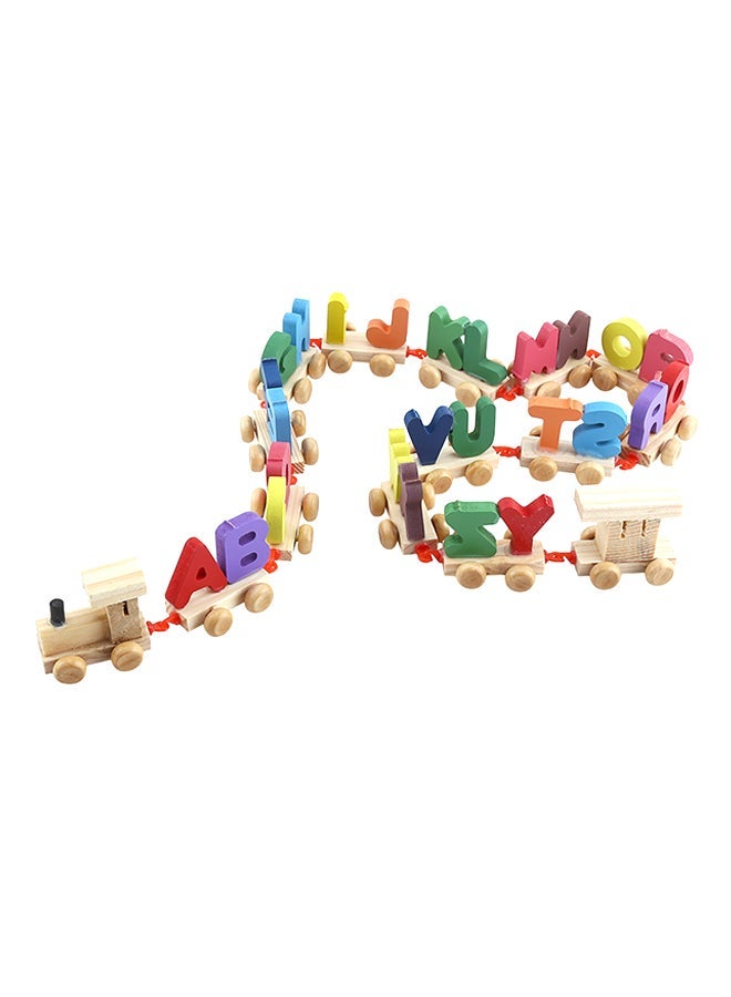 NIBEMINENT Wooden Letters Train Set - Image 1