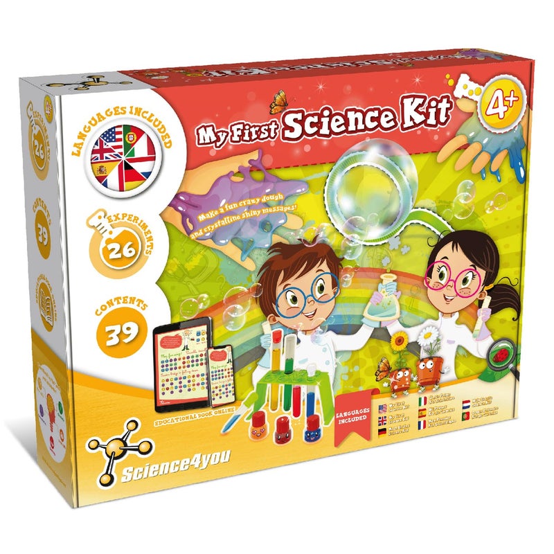 Science4you My First Science kit for Kids Age 4+ - Kids Chemistry Set + Science kit with Educational Experiments, STEM Toys, Games, Birthday Gifts for Boys & Girls Age 4 5 6+ - Image 1