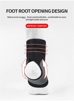 Fazza 1 Pair of Ankle Braces, Breathable and Comfortable Adjustable Ankle Wrap, Ankle Support for Running, Basketball, Achilles Tendon, Minor Sprains, Joint Pain Relief, Injury Recovery, Suitable for Men and Women  - Image 4
