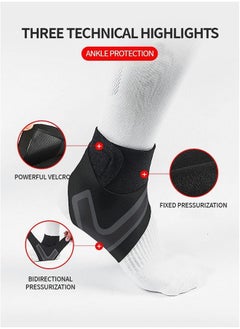 Fazza 1 Pair of Ankle Braces, Breathable and Comfortable Adjustable Ankle Wrap, Ankle Support for Running, Basketball, Achilles Tendon, Minor Sprains, Joint Pain Relief, Injury Recovery, Suitable for Men and Women  - Image 3