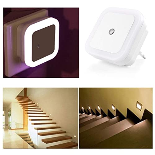 ZOQWEID Plug Light Night | Plug in Night lamp | dim Light for Bedroom Night | Night lamp for Bedroom Plug Type | 0.5W led with Smart Automatic on Off Night Sensor (Night LAMP - White) - Image 5
