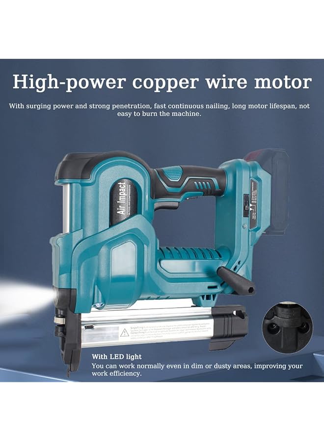 إيروريكس ماكينة دق المسامير الكهربائية اللاسلكية مع 200 مسمار مقاس 32 مم و200 مسمار مقاس 50 مم بدون بطارية - Image 5