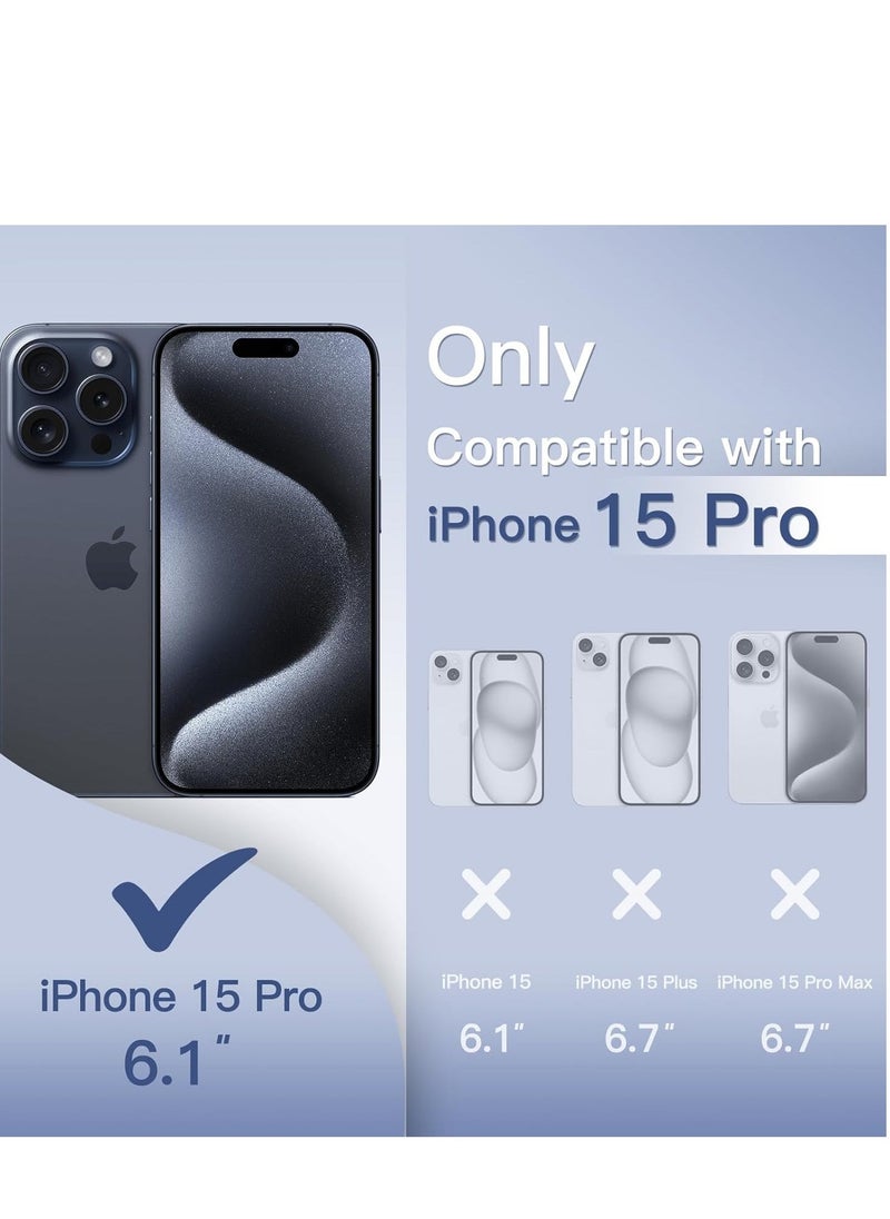 JAJEEK Ultra-Thin Case (0.35mm Thin) for iPhone 15 Pro 6.1 inch, Full Camera Lens Protection, Lightweight Matte Polycarbonate, Wireless Charging Compatible – Sleek & Durable Design - Image 2