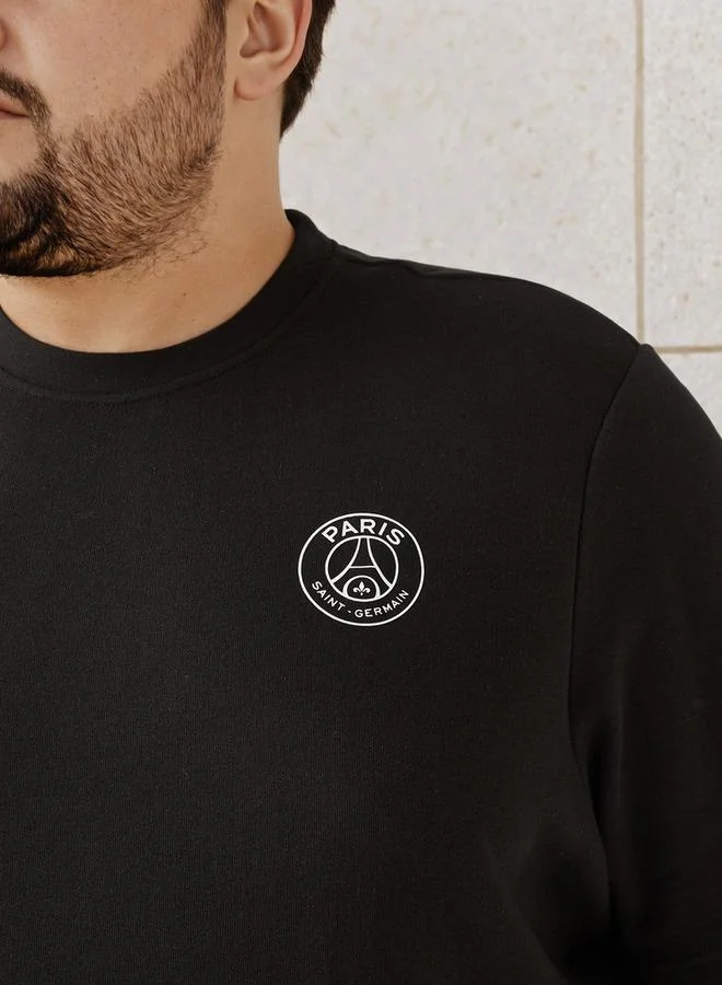 Maxim  Plus Size Paris Saint Germain Print T-shirt for Men | Best Price UAE