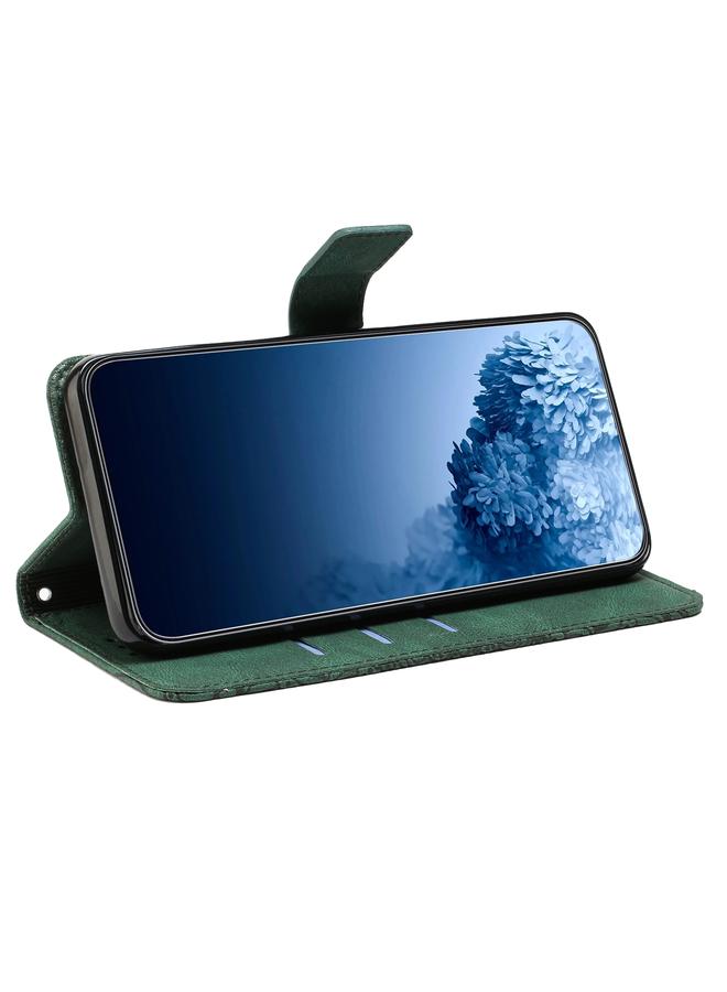 اس-توب جراب لهاتف Samsung Galaxy A21s، جراب هاتف جلدي قابل للطي منقوش بنقشة ماندالا - Image 4