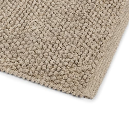 haus & kinder Cotton Chenille Door Mat 1700 GSM | Ultra Soft Absorbent Anti Skid Bath Mat for Bathroom, Entrance & Kitchen | Thick Floor Mat | Beige | 45 x 70 cm - Image 5