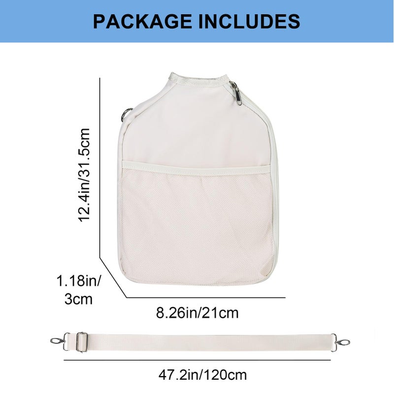 LAKE OF FIRE Pickleball Paddle Cover Crossbody bag with Adjustable Strap Pickle ball Sling Bag Lightweight Pickleball Gifts for Men and Women - Image 3