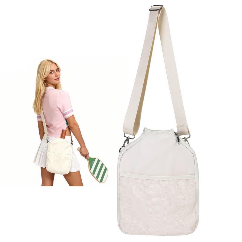 LAKE OF FIRE Pickleball Paddle Cover Crossbody bag with Adjustable Strap Pickle ball Sling Bag Lightweight Pickleball Gifts for Men and Women - Image 1