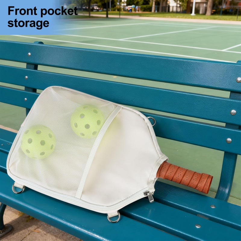 LAKE OF FIRE Pickleball Paddle Cover Crossbody bag with Adjustable Strap Pickle ball Sling Bag Lightweight Pickleball Gifts for Men and Women - Image 4