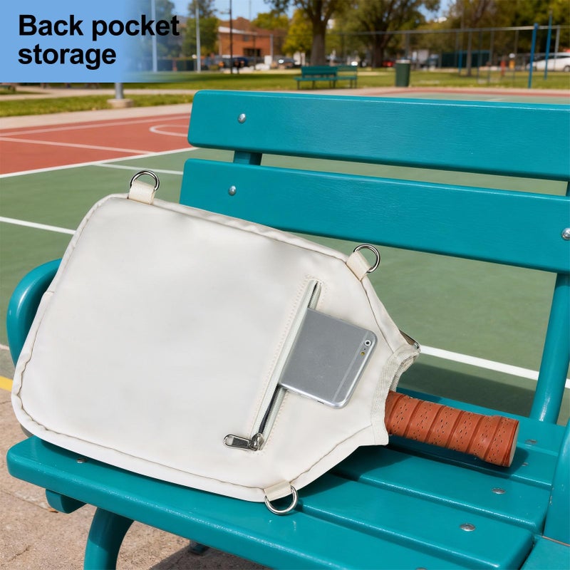 LAKE OF FIRE Pickleball Paddle Cover Crossbody bag with Adjustable Strap Pickle ball Sling Bag Lightweight Pickleball Gifts for Men and Women - Image 5