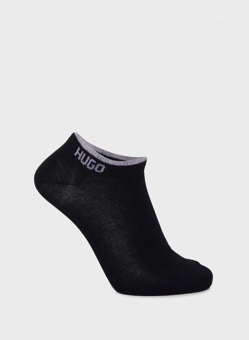 HUGO 2 Pack Logo Socks