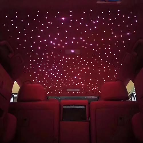 AKEPO 16W RGBW Fiber Optic Lights for Car & Home Music+APP Control Star Ceiling Light Kit, Sound Sensor Light Source with 28key RF Musical Remote and Fiber Cable 400pcs 0.75mm 6.5ft/2m - Image 5