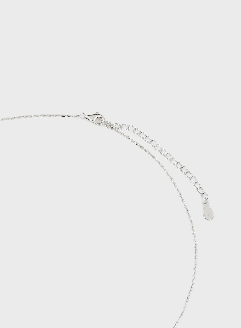 MOMNT Lariat Circle Necklace