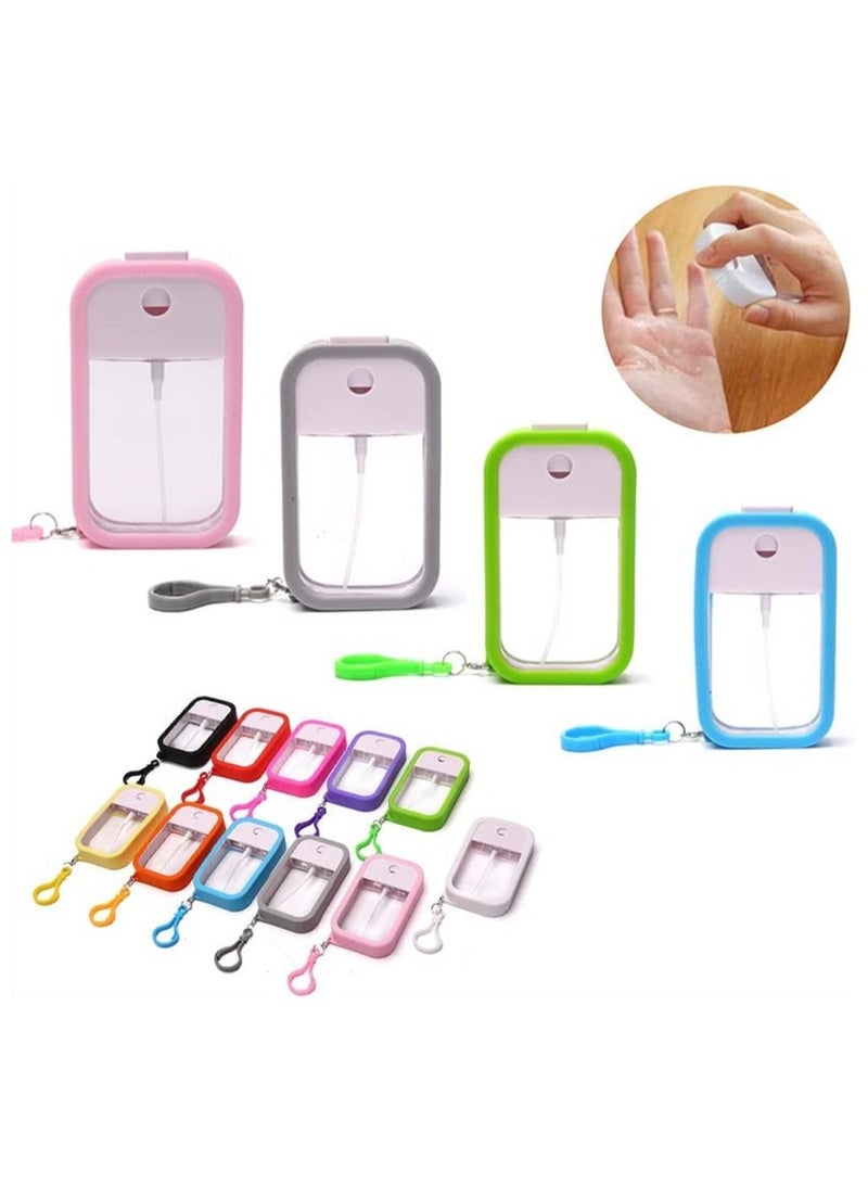 SYOSI 4 Pack Spray Bottles, Perfume Atomizer Refillable Empty Bottle Travel Portable Card Phone Slim Design Makeup Toner Air Freshener Water Moisturizer for Hand Sanitizer, Travel Accessories (50 ML) - Image 1