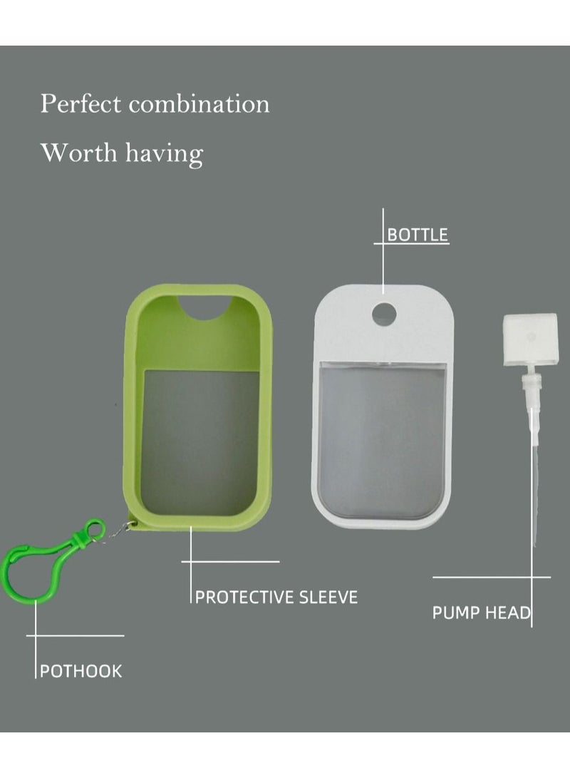 SYOSI 4 Pack Spray Bottles, Perfume Atomizer Refillable Empty Bottle Travel Portable Card Phone Slim Design Makeup Toner Air Freshener Water Moisturizer for Hand Sanitizer, Travel Accessories (50 ML) - Image 2