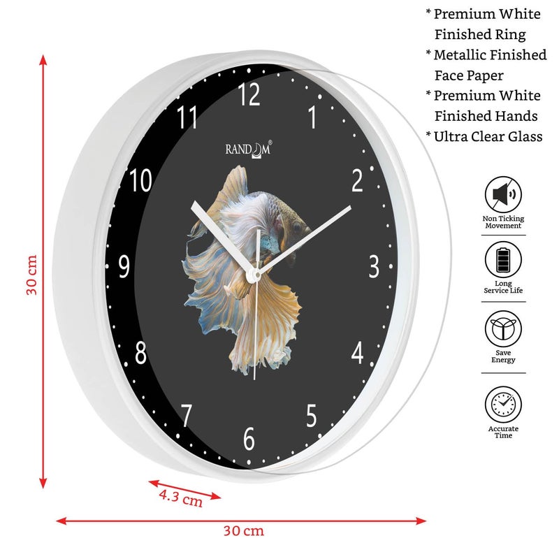 RANDOM Classic Wall Clock with Silent Ticking Battery OperatedPerfect for Home Office Decor and Gifting RC67114 - Image 4