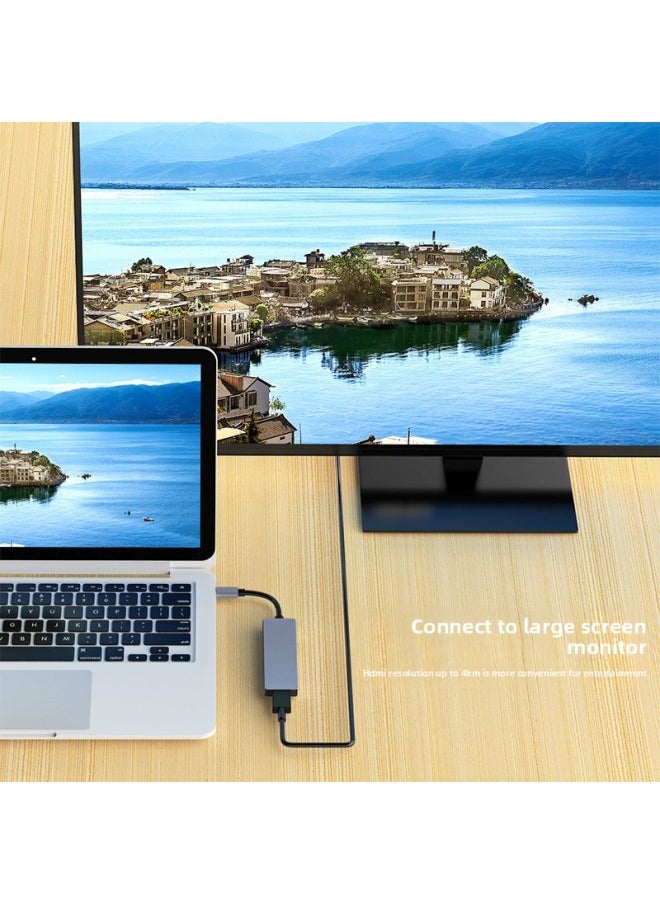 Hot Eight-in-one Type-c Development Dock To Hdmi Laptop Usb Splitter Card Reader Transfer-Number Of Interfaces:3-in-1 Hdmi4k  - Image 5
