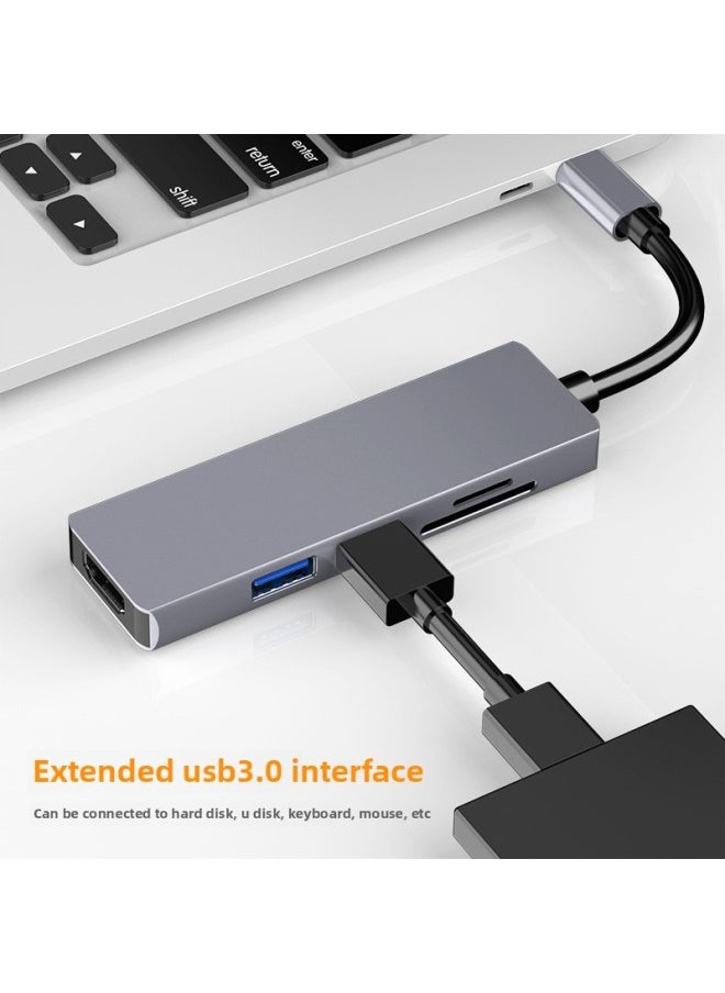 Hot Eight-in-one Type-c Development Dock To Hdmi Laptop Usb Splitter Card Reader Transfer-Number Of Interfaces:3-in-1 Hdmi4k  - Image 4