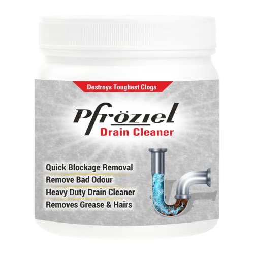 Pfroziel Drainage Block Remover 400 G | Fast-Acting, Non-Toxic & Odorless Drain Cleaner Powder | Caustic Soda for Drain Cleaning | Sink Cleaner & Drainage Cleaner - Image 2