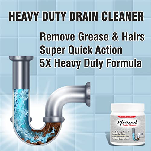 Pfroziel Drainage Block Remover 400 G | Fast-Acting, Non-Toxic & Odorless Drain Cleaner Powder | Caustic Soda for Drain Cleaning | Sink Cleaner & Drainage Cleaner - Image 3