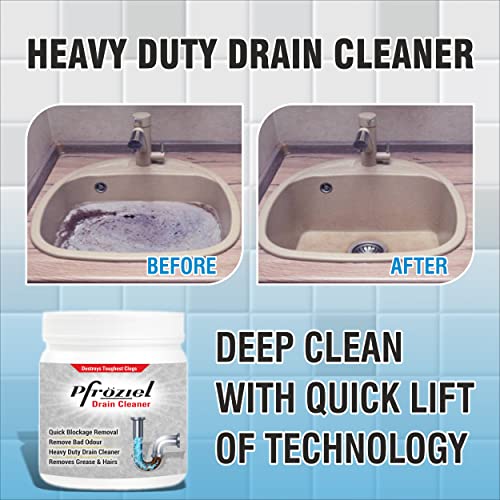 Pfroziel Drainage Block Remover 400 G | Fast-Acting, Non-Toxic & Odorless Drain Cleaner Powder | Caustic Soda for Drain Cleaning | Sink Cleaner & Drainage Cleaner - Image 5