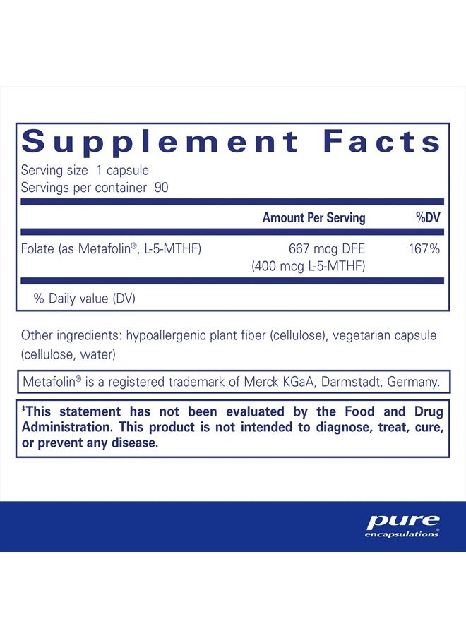 Folate 400 - 90 Capsules
