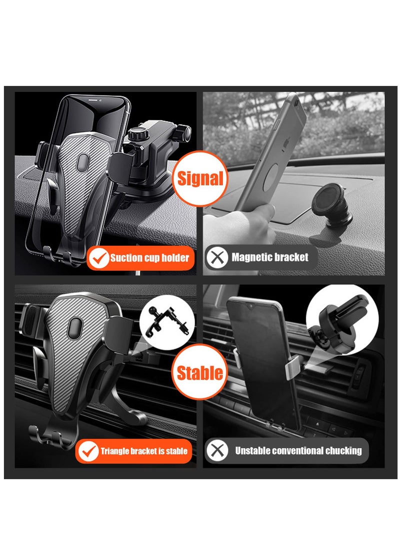 Arabest Phone Mount for Car Upgrade Car Phone Holder Super Mount Stable & Easy Install for Car Dashboard Windshield Air Vent Car Mount for All Mobile Phones  - Image 3