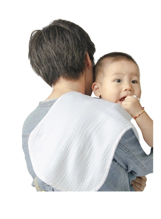 Five-piece baby burp cloth set practical for burping and spitting up portable and takes up no space when going out - Image 3