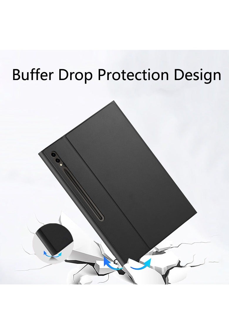 Keyboard Case with Wireless Mouse for Galaxy Tab S9 Ultra 14.6Inch, Lightweight Cover with Detachable Keyboard & Bluetooth Mice & Pencil Holder  - Image 5