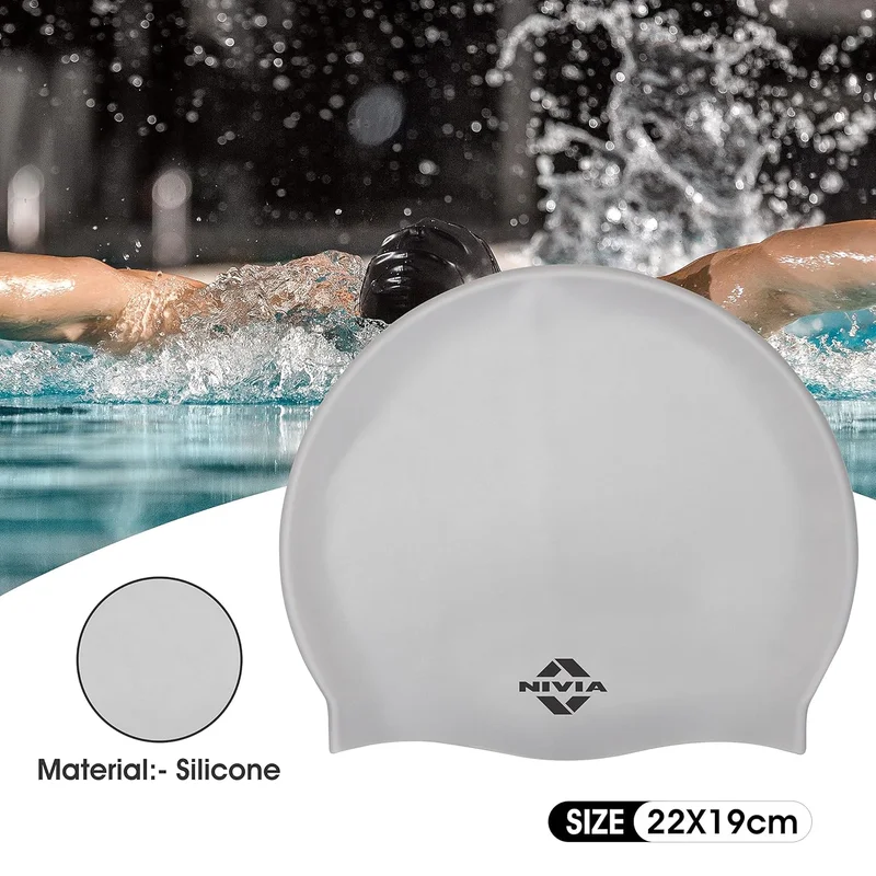 Nivia Nivia Classic Silicone Swimming Cap