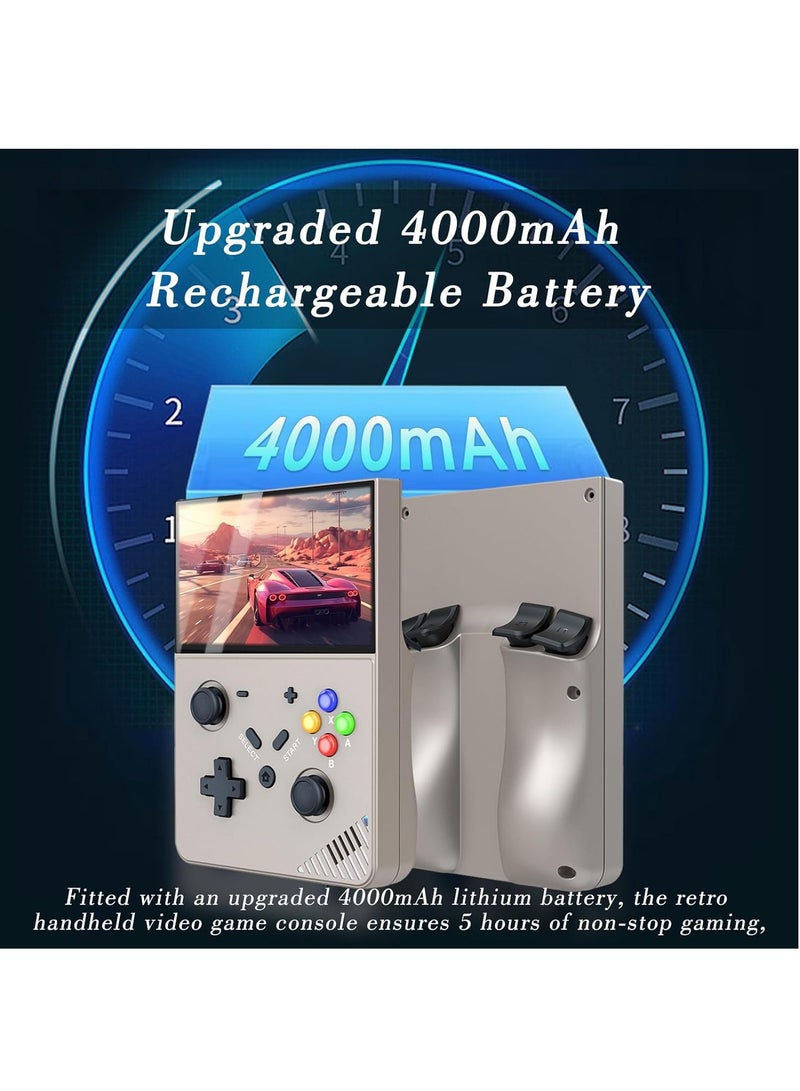 Oks R43 Pro Handheld Game Console – 4.3" IPS Screen Linux EmuELEC System Retro Game Player Cortex-A17 CPU with 20000+ Classic Games (128G) - Image 4