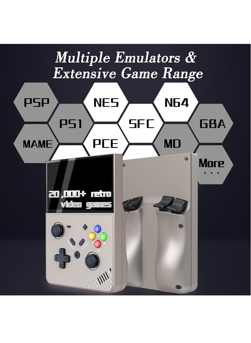 Oks R43 Pro Handheld Game Console – 4.3" IPS Screen Linux EmuELEC System Retro Game Player Cortex-A17 CPU with 20000+ Classic Games (128G) - Image 5