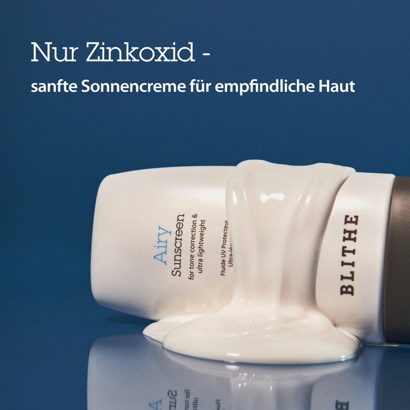 Blithe بلاث واقي شمس هوائي خفيف - واقي شمس كوري لتصحيح اللون، لمسة غير لامعة، التحكم في الزهم SPF 50+ PA++++ (1.69 أونصة) - Image 3