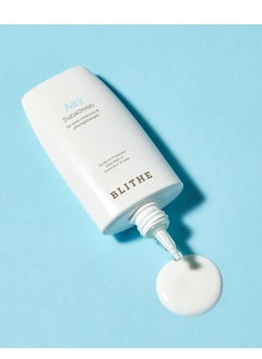 Blithe BLITHE Airy Sunscreen Ultralight sun protection - Korean Sunscreen for Tone Correction, Matte finish, Sebum Control SPF 50+ PA++++ (1.69oz)  - Image 2