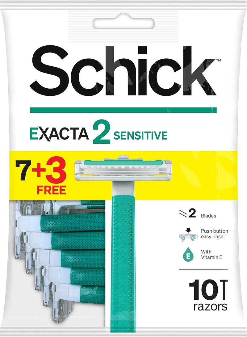 schick Sensitive Twin Blade Disposable Razor