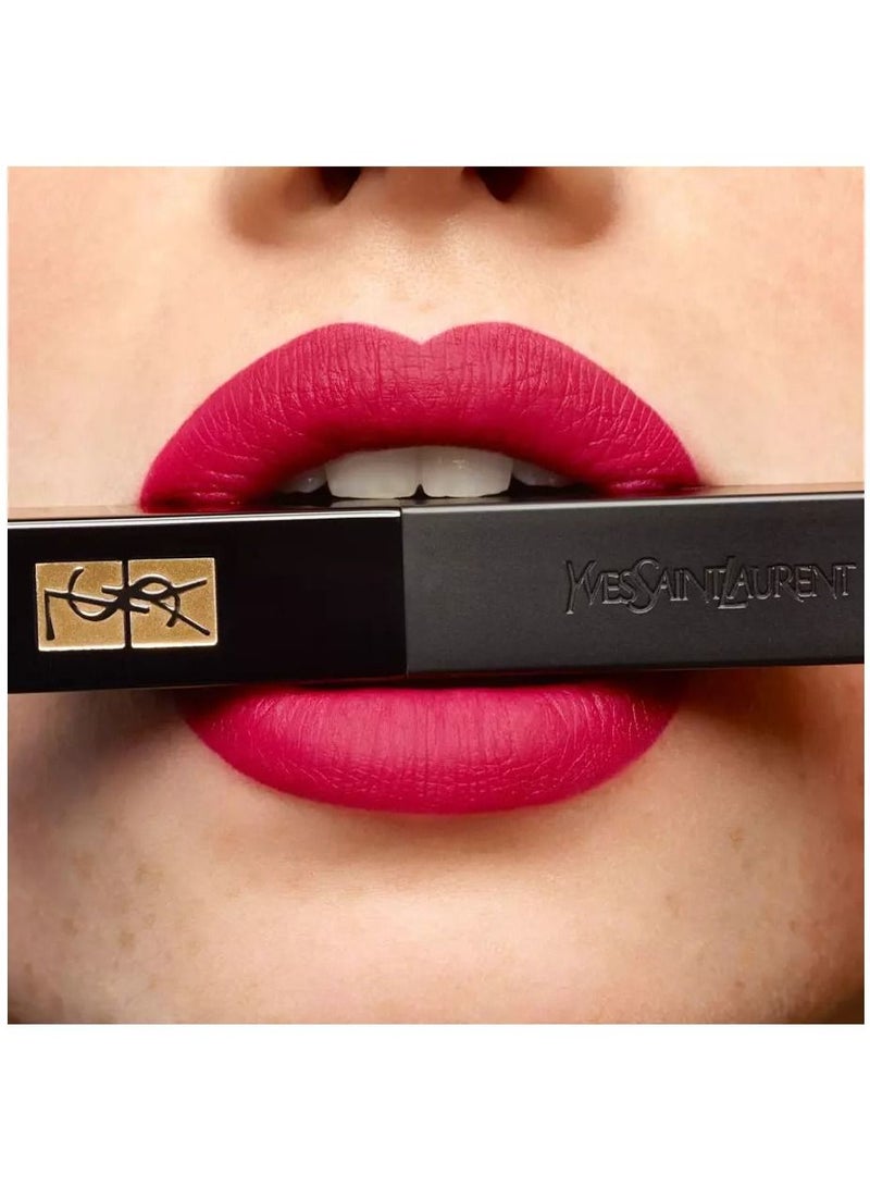 Yves Saint Laurent أحمر شفاه ذا سليم فيلفيت راديكال 2g-310 فوشيا لا يتأثر أبدًا - Image 2