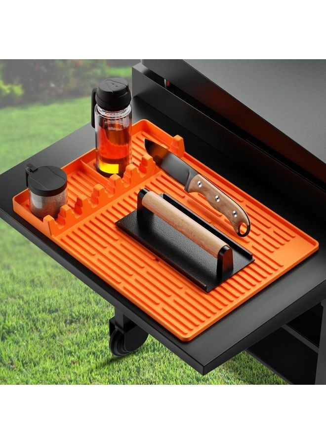 هومستر السيليكون الشواية أدوات حصيرة للبلاكستون، مقاومة للحرارة الشباكة حصيرة، شواء الشواية أداة الراحة، السيليكون الشواية وسادة، الشواية اكسسوارات للمطبخ والطبخ والكونتروب - Image 1