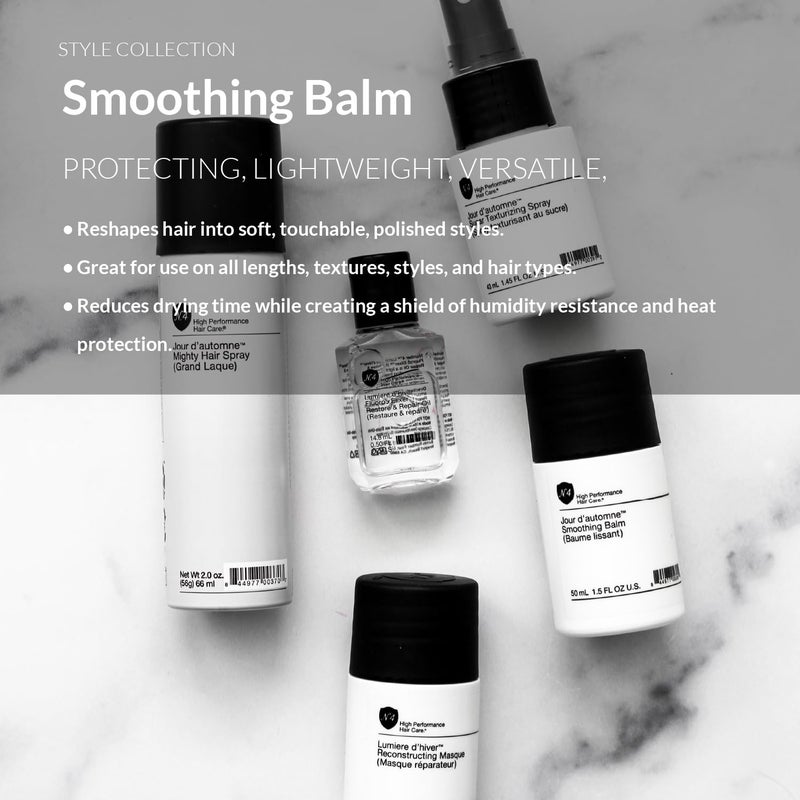 Number 4 Smoothing Hair Balm. Hair Styling Product for Flexible Hold. Anti-Frizz, Rehapes for Soft, Touchable Finish, 1.5 oz - Image 2