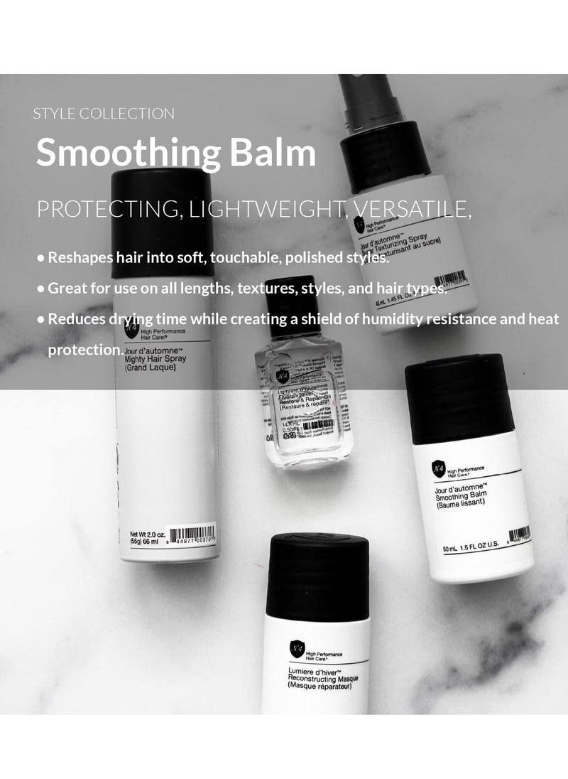 Number 4 - Number 4 Smoothing Hair Balm. Hair Styling Product for Flexible Hold. Anti-Frizz, Rehapes for Soft, Touchable Finish, 1.45 oz - Image 1