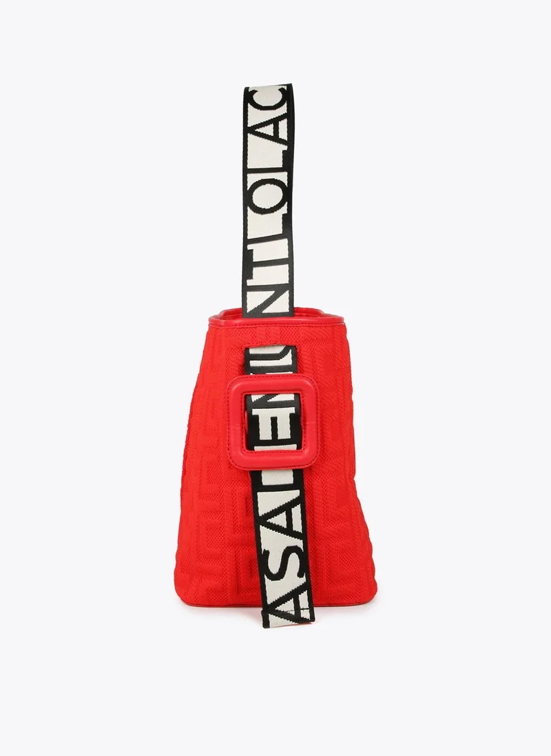 Lola Casademunt Monogrammed fabric tote bag