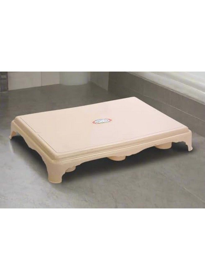 Nayasa Asan Patla 505| Durable Patla for Home | Light Weight Patla | Multipurpose Patla | Patla for Kitchen and Bathroom | Beige - Image 3