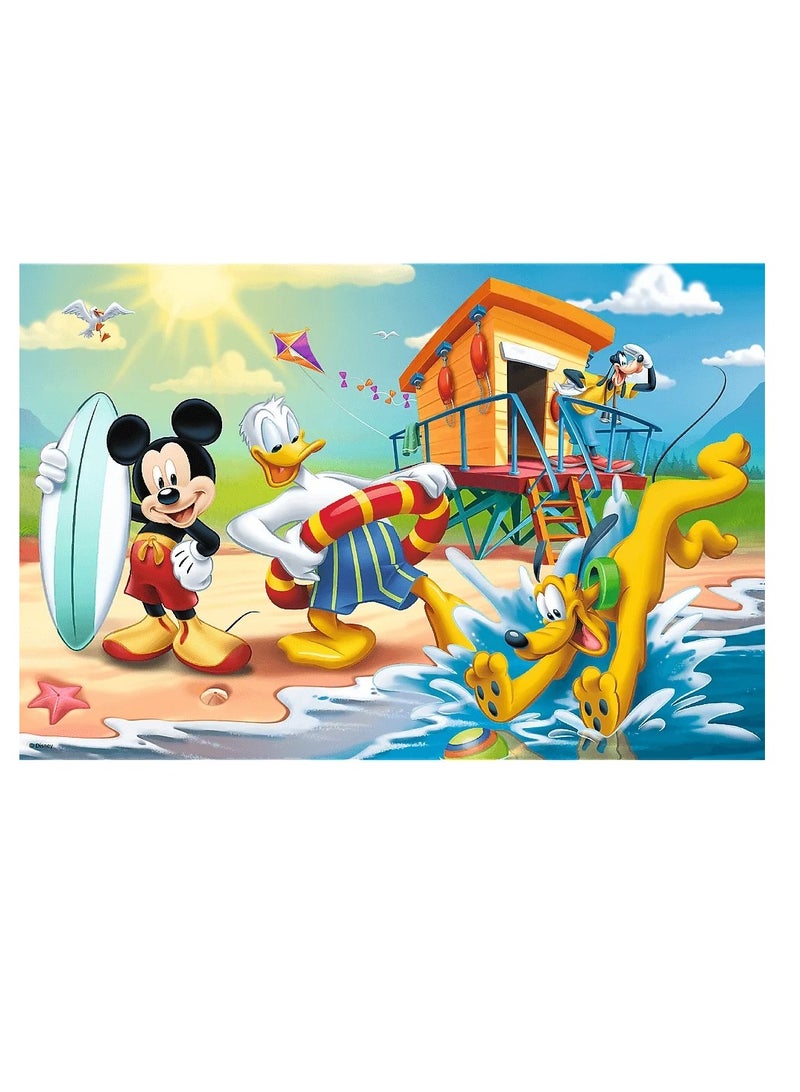 Trefl - Mickey Mouse Puzzle Mickey and friends' interesting day 60 Pcs - 17359 - Image 2