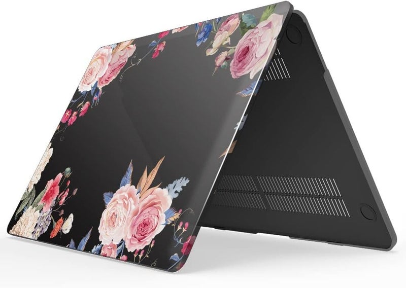 I Benzer Compatible with 2025 2024 M2 MacBook Pro 13 Inch Case 2025-2016 M1 A2338 A2289 A2251 A2159 A1989 A1706 A1708, Hard Shell Case & Keyboard Cover for Mac Pro 13, Peony, T13CFL+1 - Image 5