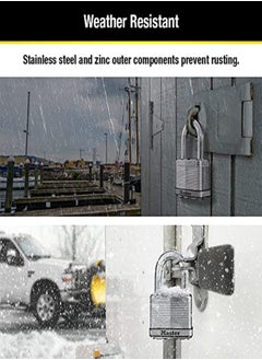 Generic Master Lock M15Xkadlfccsen M15Xkadlf Padlock, Laminated, 1 Pack  - Image 4