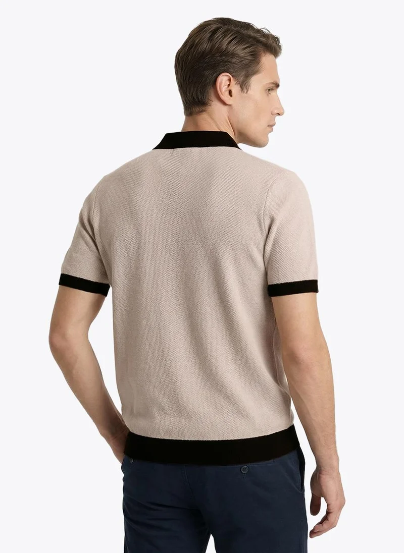 Nautica  Men Short Sleeve Polo Shirt for Comfortable Smart Casual and Weekend Style - Pink for Men | Best Price UAE