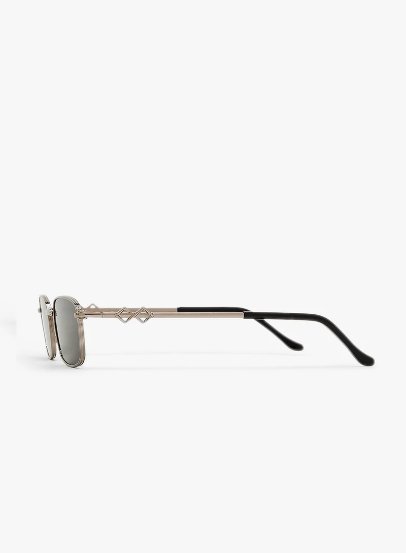 KAREN WAZEN Ellis Rectangle Sunglasses